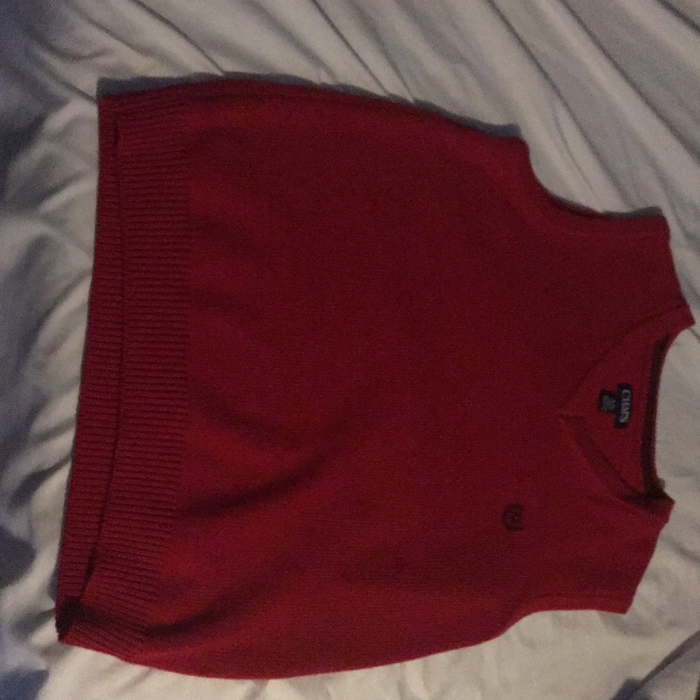 Chaps formal red overvest